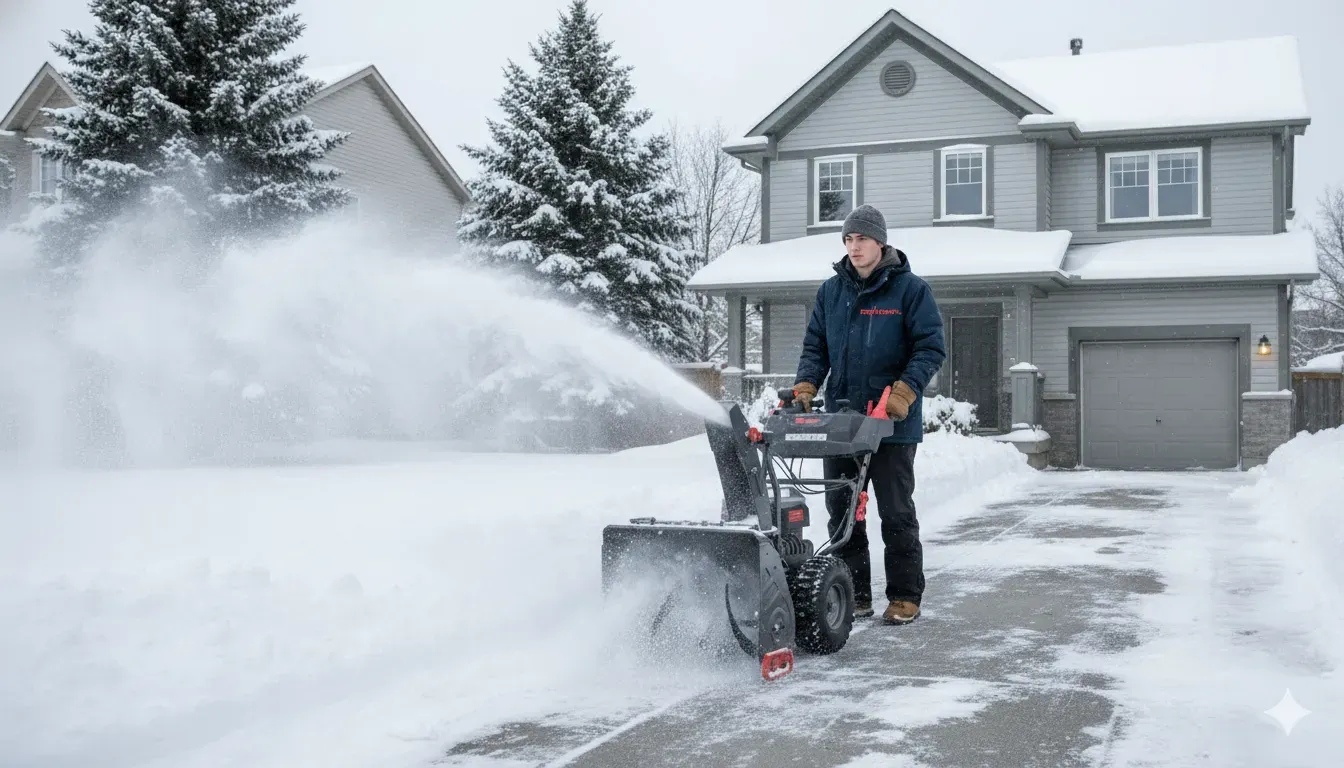 Quick snow clearing response