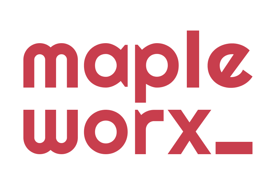 Mapleworx logo.